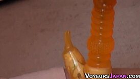 Japanese Beauty Using Toys On Her Cunt Outdoors