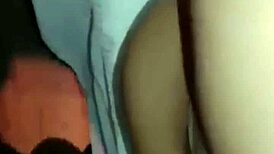 Best friend squeezes cock in front, then I suck it