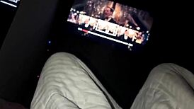 Tight pussy moaning in ear for real spanish orgasm