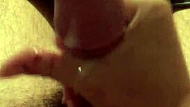 Solo Male Milks Swelled Monster Cock