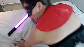 Halloween queen gets fucked by crazy hat