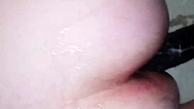 Big Ass BBW Rides Dildo Hard