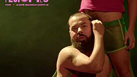 Gay old men in fetish theater play part 3 😜