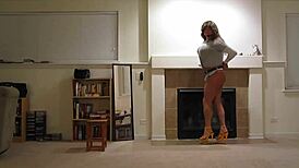 rachel st clair bound in handcuff bondage booty