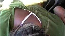 gettin head in chipotle parking lot cumshot