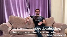 Russian Bodybuilder Dominates In Intense Gay Casting!