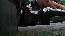 i saw this amateur chick an she knows how to menear it good