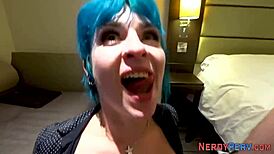 Nerds deliver cumshots on amateur faces