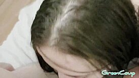 my girl is so submissive, she loves fucking in all holes at home