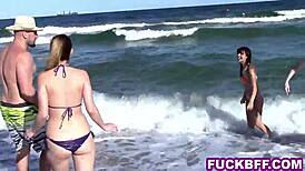 spring break teen 18+s share huge cock after beach