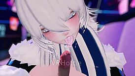 Watch This POV Wet Blowjob Leading To Public Fucking During A Lap Dance In VRChat!