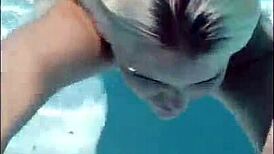 liz ashley enjoys getting naked at the pool and spa for relaxation