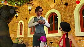 Student Spanked Hardcore with Horny Teacher's Sister in BadTeacher Part 5