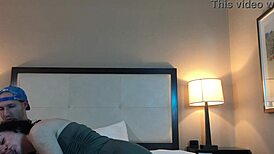 Petite woman with big ass and tattoo