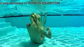 liz ashley enjoys getting naked at the pool and spa for relaxation