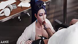 嘿Kaisa，你能应付三个大鸡巴在公共场合惩罚吗？