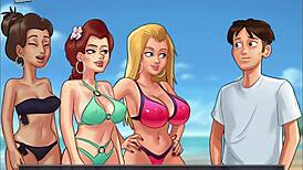 Summertime saga episode 220. Homemade amateur adventures.