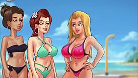 Summertime saga episode 220. Homemade amateur adventures.