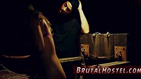 Held down rough, naive youth tired of taxi wait