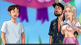 Summertime saga episode 220. Homemade amateur adventures.