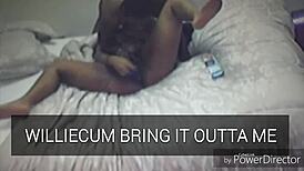 williecumxxx asks, 'can i beat that pussy with my big black cock?'