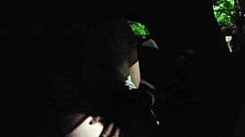 夫妻户外公开老婆吹爆黑人大屌