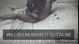 williecumxxx asks, 'can i beat that pussy with my big black cock?'