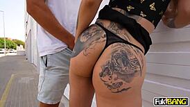 Melania Dark Takes Anal Outside Before Night