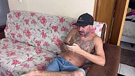 Naughty Maid Teen 18+ Teases Boss with Her Tight Ass While Ironing. Can't Resist Her Fetish Charm!