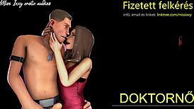 A Hungarian doctor's examination gets sensual and quickly turns erotic playing