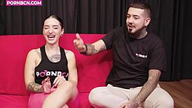 hey, check amateur teen couple's first hardcore scene with favdafaka