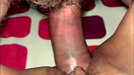 i shoved big cock in friend's wife pussy until creampie