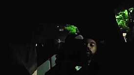 夫妻户外公开老婆吹爆黑人大屌