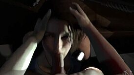 Jill Valentine interrogated