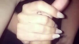 Tit Massage With Good Handjob Until Cumshot On My Slut's Big Tits