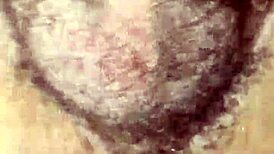 Close-Up of My Bareback Cock Sliding In and Out Until He Cums