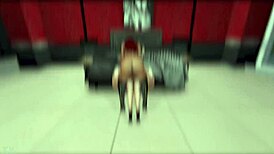 jenn fucks maggie hard in the bedroom with huge ladyboy tits