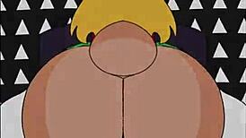 Noelle Holiday gets banged hard in anime hentai style