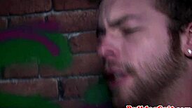 Cocksucking Stud Facialized After Rough Analsex