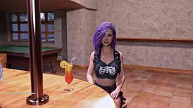 Tiny anime babe scores big in 3D football game