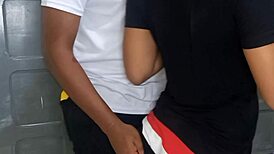 Delivery guy fucked my ass to pay for the snack 😏