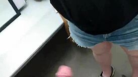 Wow, ShellySeth and SMarien75 banging in Walmart dressing room