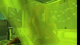 Lazy creamy doggy style with bent over anime hentai