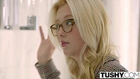 Tushy First Anal For Blonde Babe Samantha Rone