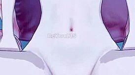 OC New Employee Shows Off Big Tits in 3D Porn Game!