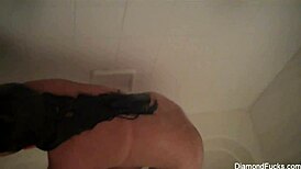 Naughty in the Shower with Diamond Kitty Getting WET and WILD!