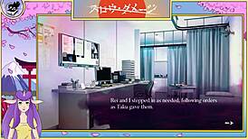 in this anime hentai, muscular japanese twink bodybuilder slowly damages brunette asian gay partner in intense session