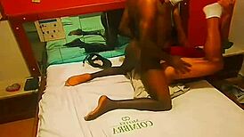 my african friend is gettin to know my lil fuck house an its gay black fun