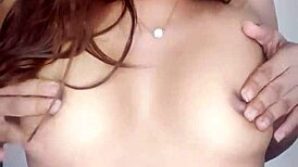 this lonely girl is fucking her pussy with a dildo in homemade solo fun