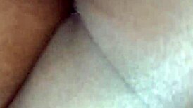 Lydia says, 'Fuck me hard!' as the tall fat lady pounds her pussy